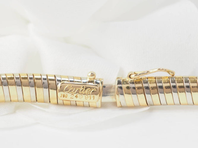 Collier Collier Cartier Tubogas 2 ors 58 Facettes 33081