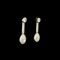 Boucles d'oreilles Pear-shape diamond earrings 58 Facettes