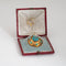 Pendentif Médaillon ancien victorien en or jaune, diamants et turquoise 58 Facettes G14149