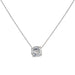 Collier Collier Solitaire Or blanc Diamant 58 Facettes 2538671CN