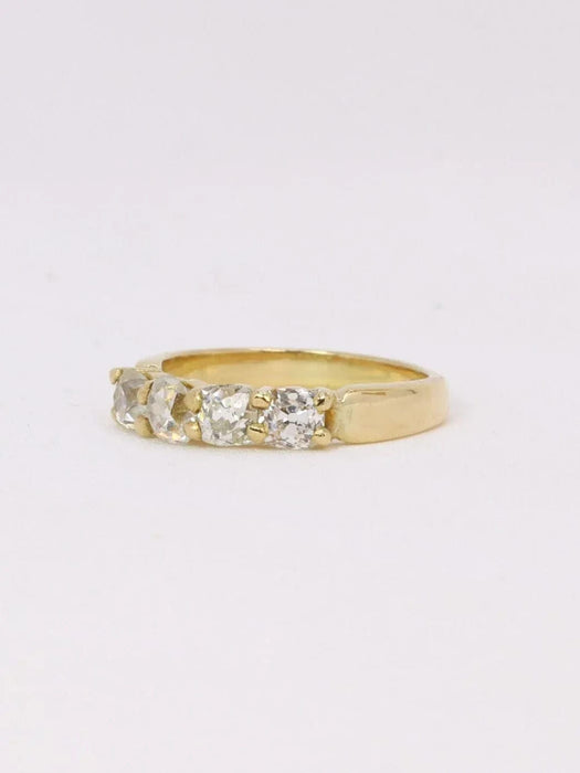 Bague 52 Bague or jaune diamants 58 Facettes J385