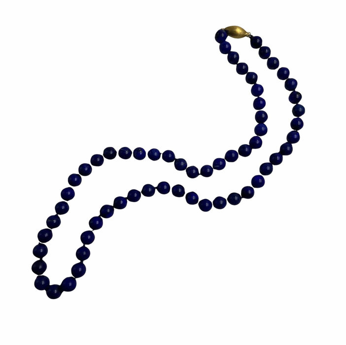 Collier Collier de perles de lapis-lazuli raffiné 58 Facettes