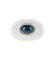 Bague 49 BULGARI - Bague Chandra Porcelaine Or Topaze Bleue 58 Facettes