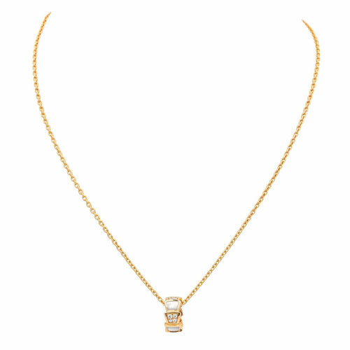 Collier Bulgari Collier Serpenti Or rose Nacre, Diamant 58 Facettes 4173761RV