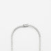 Collier Collier tennis or blanc et diamants 58 Facettes