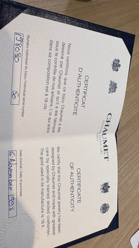 Bague 51 CHAUMET - Bague 3 ors 58 Facettes 096530022949