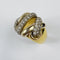 Bague Bague Croisée Or Jaune avec Oxydes 58 Facettes 20400000745