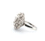 Bague 53 Bague en or blanc avec diamants 58 Facettes