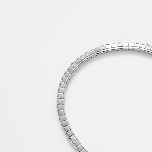 Bracelet Bracelet souple en or gris et diamants 58 Facettes JBW0018-18