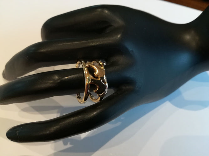 Bague 52 Bague Or Jaune Caplain saint André 58 Facettes