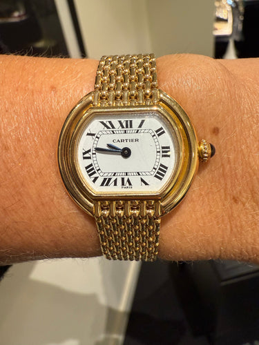 Montre Cartier - Montre « Ellipse » Or jaune 58 Facettes 1.0002232/1