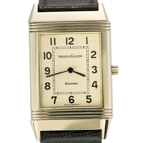 Montre Montre Jaeger Lecoultre Modèle Reverso classique en acier 58 Facettes