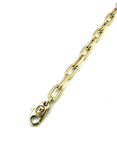 Bracelet CARTIER. Collection "Santos", bracelet or jaune 18K 58 Facettes