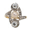 Bague 50 Bague Or jaune, Or blanc Perle, Diamant 58 Facettes 2845395CN