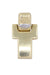 Gold and diamond cross pendant signed Chimento 58 Facettes 083631