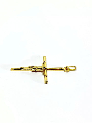 Pendentif Pendentif crucifix en or jaune 58 Facettes