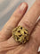 Bague 47 Bague Feuillage Michèle Morgan or jaune 58 Facettes LOT 6032