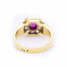 Bague 54 yellow gold Ring with Diamonds and Ruby 58 Facettes N102933EJ