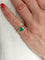 Bague BAGUE MODERNE ÉMERAUDE ET DIAMANTS 58 Facettes 088051