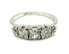Bague 54 Bague Jarretière vers 1950 or et diamants 58 Facettes