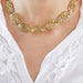 Collier Collier vintage empreintes or jaune 58 Facettes 35300450