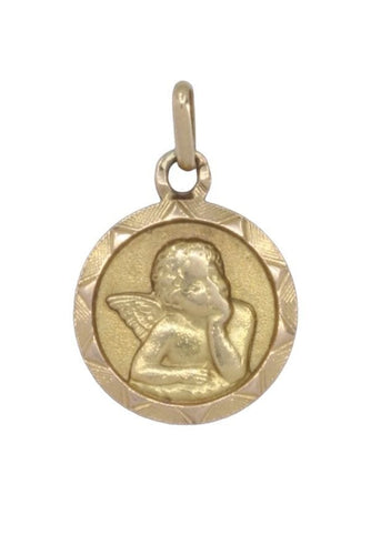 Pendentif Médaille ange Raphaël 58 Facettes 084791
