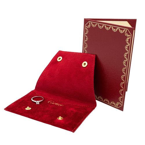 Bague 51 Cartier Bague Solitaire  Platine Diamant 58 Facettes 2595386CN