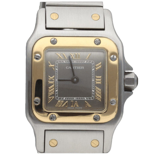 Montre Cartier Montre Santos Galbee Pm 58 Facettes MT41464