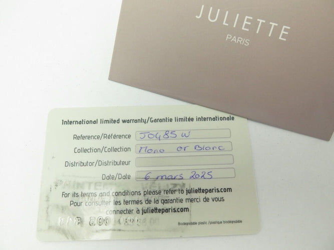 Boucles d'oreilles deux mono boucle d'oreille juliette j0485w 10mm en or blanc & diamants 58 Facettes 266850