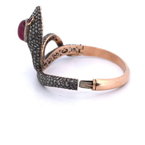 BRACELET EN OR ET ARGENT 14KT