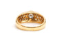 Bague 47 Bague contemporaine or jaune et diamants taille brillant 58 Facettes B708