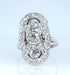 Bague 51 Bague platine et diamants, époque 1900 58 Facettes AB420