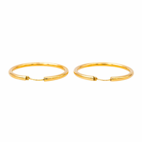 Boucles d'oreilles Boucles d'oreilles Créoles Or jaune 58 Facettes 4311415CN