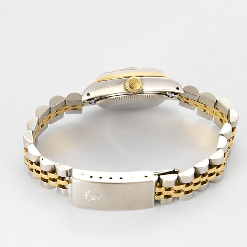 Montre Montre Rolex Modèle Datejust 26 mm en Or 18K et Acier Computer Dial 58 Facettes