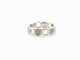 Bague 48 bague DINH VAN impression domino t48 or blanc 18k 42 diamants 0.30ct 58 Facettes 271715