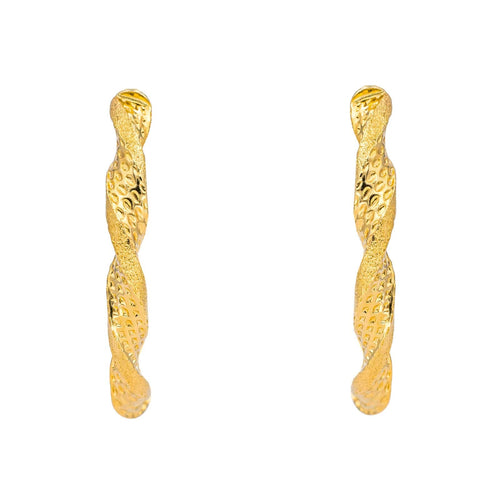 Boucles d'oreilles Boucles d'oreilles Créoles Or jaune 58 Facettes 4137660CN
