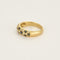 Bague 54 Bague en or jaune, diamants et saphirs 58 Facettes CRE0100X7