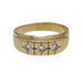 Bague 62 bague triple en or jaune avec diamants 58 Facettes E363589