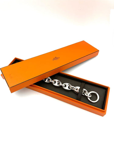 Bracelet HERMES. Collection "Neptune", important bracelet vintage argent 58 Facettes