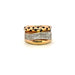 Bague 59 Bague Tank Or Jaune Blanc Diamants 58 Facettes 3-GSJE421-01