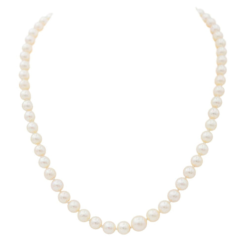 Collier Collier Perle Or blanc Perle 58 Facettes 3376725CN