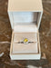 Bague 53 Bague Marguerite Saphir Jaune Diamants Or Gris 58 Facettes B365