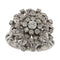 Bague 55.5 Bague en or blanc sertie de diamants taille brillant et taille huit-huit 58 Facettes G3848