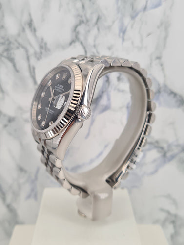 Montre ROLEX - Montre Datejust 36 Diamants 58 Facettes 116234-1-3