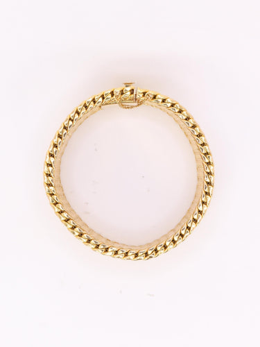 Bracelet Bracelet souple maille milanaise or jaune 2,3 cm 58 Facettes 1165.3