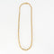 Collier Chaine Grains de café bicolore en or 18K 58 Facettes