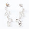 Boucles d'oreilles Boucles d'oreilles en or blanc avec diamants taille brillant 58 Facettes 133721D