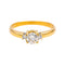 Bague 54 Bague Solitaire Or jaune Diamant 58 Facettes 4033248CN
