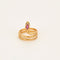 Bague Serpent Marquise Rose