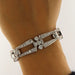 Bracelet Bracelet en platine avec diamants 58 Facettes G3461